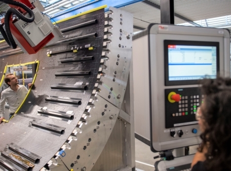 Thermoplastics composite fuselage assembly